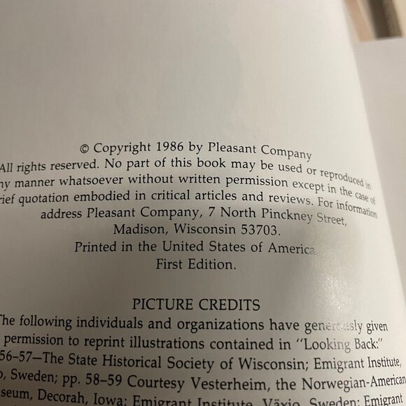 1986 Hardcover American Girls Paperback Books, Pleasant Company - Picture 2 of 3